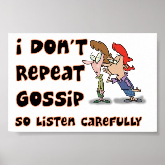 Gossip Poster (Voorkant)