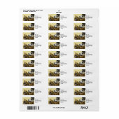 Gossip Return-adrestabellen Etiket (Full Sheet)