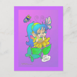 Gossiping Fairy Postcard Briefkaart