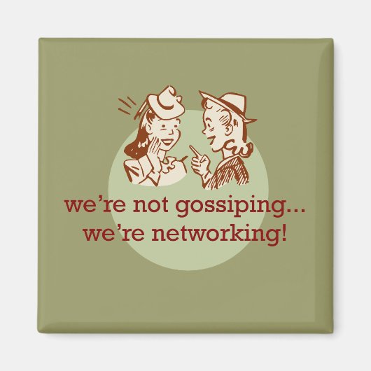 Gossiping Magnet Magneet (Voorkant)