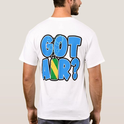 Got Air? with Nitrox tank flag (Achterkant)