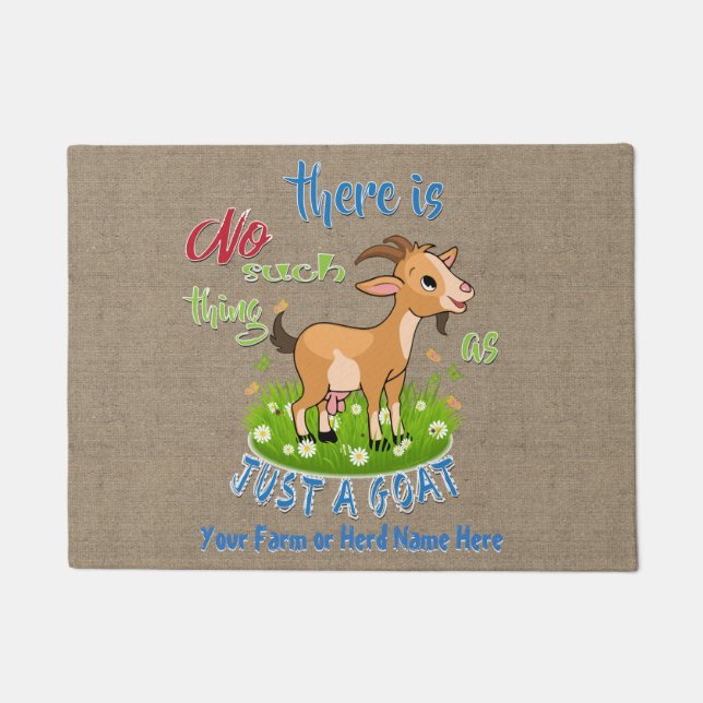 GOT | ALLEEN EEN GOAT GetYerGoat™ Deurmat (Voorkant)