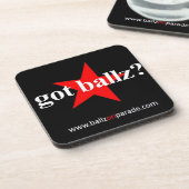 Got Ballz? Coasters Bier Onderzetter (Linkerzijde)