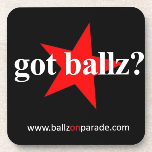 Got Ballz? Coasters Bier Onderzetter (Voorkant)