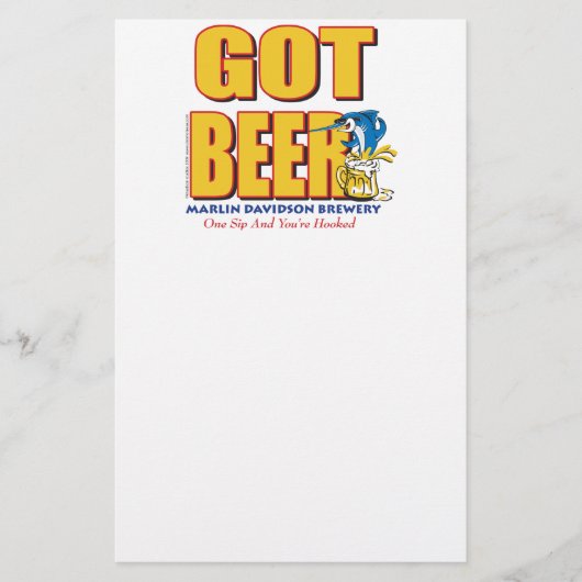 GOT-BEER-Crazy Briefpapier (Voorkant)