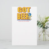 GOT-BEER-Crazy Briefpapier (Staand voorkant)