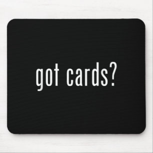 Got Cards_ - Sport Honkbal Spelende Ruilkaarten Muismat