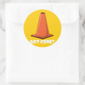 GOT CONE 1t Ronde Sticker (Tas)