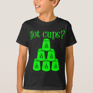 GOT CUPS, neongroen2 T-shirt