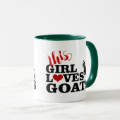 GOT | Dit meisje houdt van geiten die een speelbal Mok (Voorkant rechts)