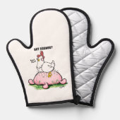 Got Eggnog? door Jeff Willis Art Ovenwant (Voorkant / Achterkant)