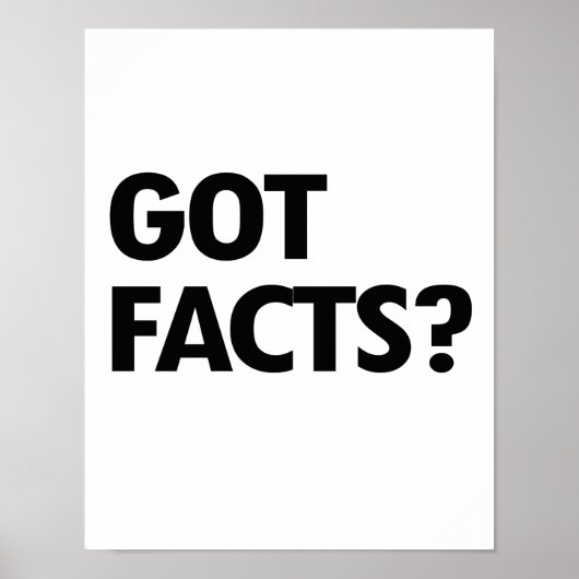 GOT FACTS - - Pro-Science - Poster (Voorkant)