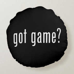 got game? rond kussen