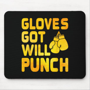 Got Gloves zal bokser sport kracht gym te slaan Muismat