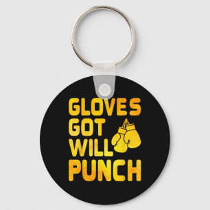 Got Gloves zal bokser sport kracht gym te slaan Sleutelhanger