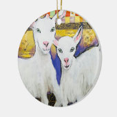 Got Goat #3: Frisky Kinder porselein ornament (Links)