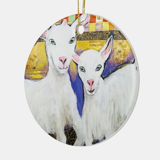 Got Goat #3: Frisky Kinder porselein ornament (Links)