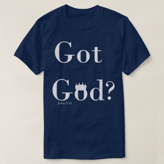 Got God T-Shirt (Design voorkant)