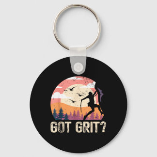 Got Grit _ Rotsklimmen Boulderen _ Bergen Sleutelhanger