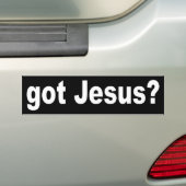 GOT JESUS BUMPERSTICKER (Op auto)