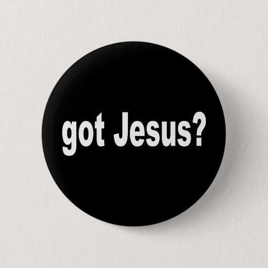 GOT JESUS RONDE BUTTON 5,7 CM (Voorkant)