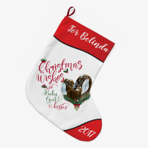 GOT   kerstwijn Baby geit Kisses Nubian 3 Grote Kerstsok