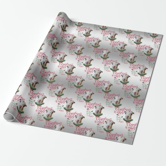 GOT | kerstwijn Baby Goat Kisses LaMancha Cadeaupapier (Uitgerold)