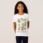 GOT Kimchi? Spicy Fun-Waterverf T-shirt (Voorkant volledig)