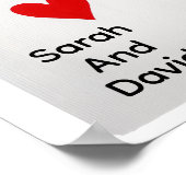 Got lucky in love  - personalize poster (Hoek)