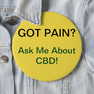 Got Pain? Butter Ronde Button 6,0 Cm