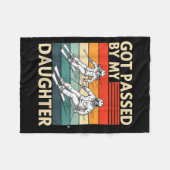 Got Ped By My Daughter Funny Ski Fleece Deken (Voorkant (Horizontaal))