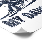 Got Ped By My Daughter Funny Ski Poster (Hoek)