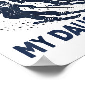 Got Ped By My Daughter Funny Skiing  Poster (Hoek)