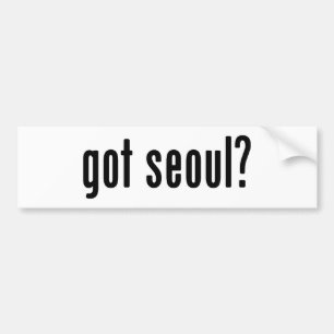 got seoul? Bumper Sticker