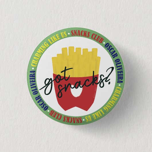 Got Snacks - AC Ronde Button 3,2 Cm (Voorkant)