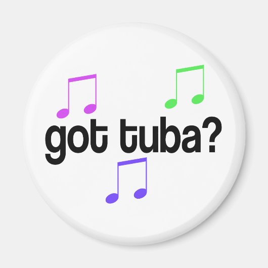 Got Tuba Music Gift Magneet (Voorkant)