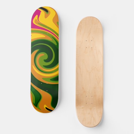 Gotado coloré Skateboard (Recto)