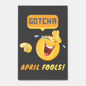 GOTCHA - 1 april grap Post-it® Notes (Voorkant)