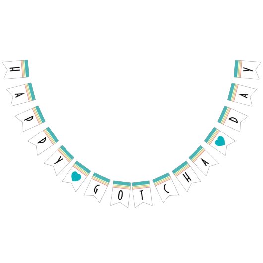 Gotcha bannière heureuse de partie d'adoption de (Tout)