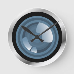 Gotcha! camera lens wandklok ronde klok
