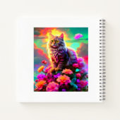 Gotcha Covered Cat Notebook – Cute & Artistic Cat  Notitieboek (Achterkant)