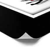 GOTCHA. Cupid's omlaag (anti-Valentijn) Poster (Hoek)