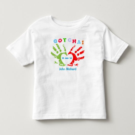 Gotcha Day Kinder Shirts (Voorkant)