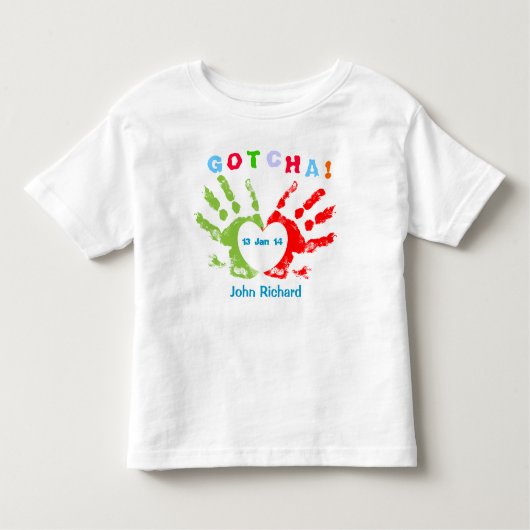 Gotcha Day Kinder Shirts (Voorkant)