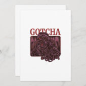 GOTCHA KAART (Voorkant / Achterkant)