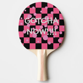 Gotcha nu Cute Funny Pink Pong Paddles Tafeltennisbatje