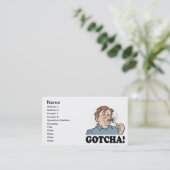 Gotcha Visitekaartje (Staand voorkant)