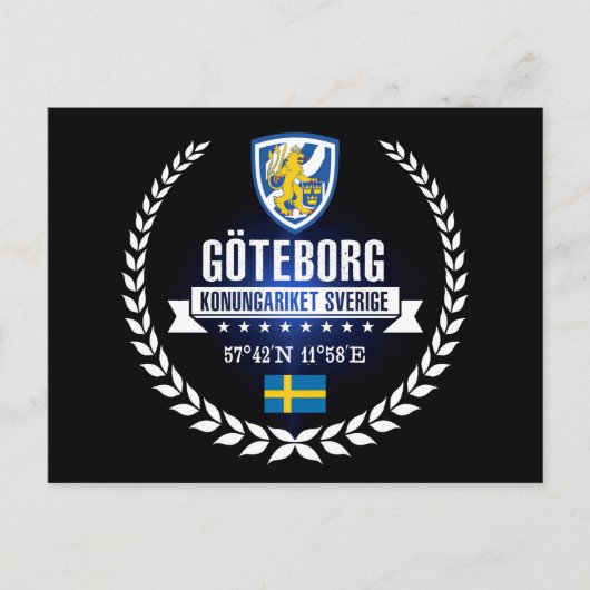 Göteborg Briefkaart (Voorkant)