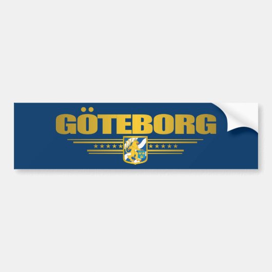 Goteborg Bumpersticker (Voorkant)