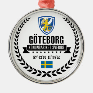 Göteborg Metalen Ornament